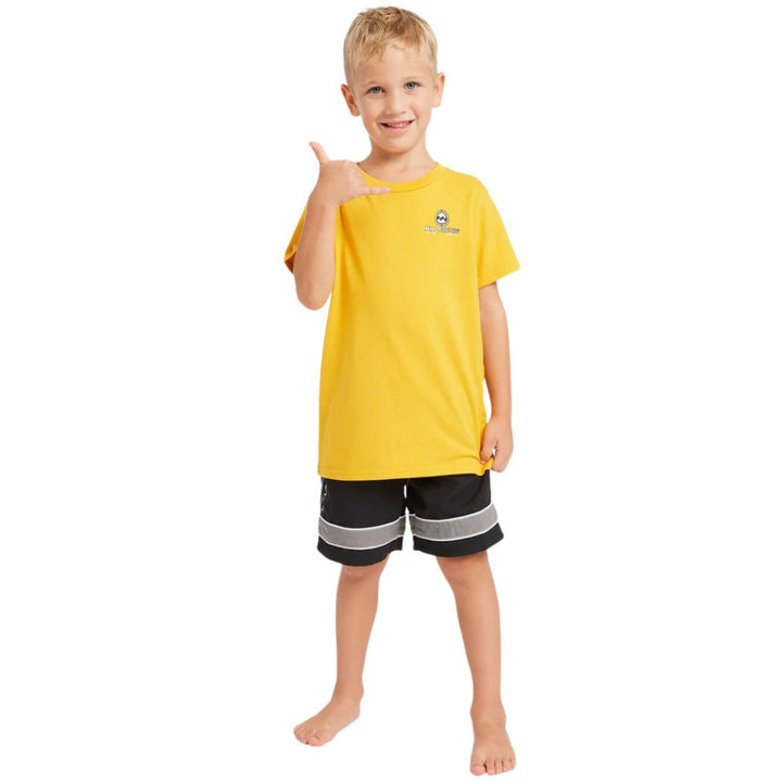 Billabong Groms Bio Wave Tee Yellow