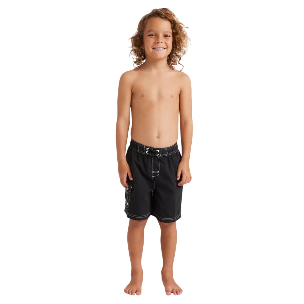 Billabong Groms Throw On Boardshort Black