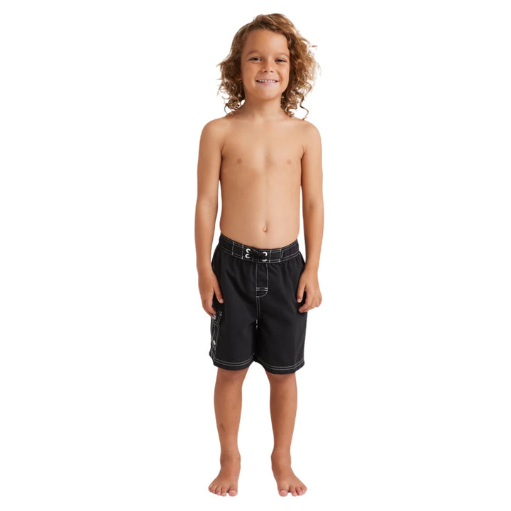 Billabong Groms Throw On Boardshort Black