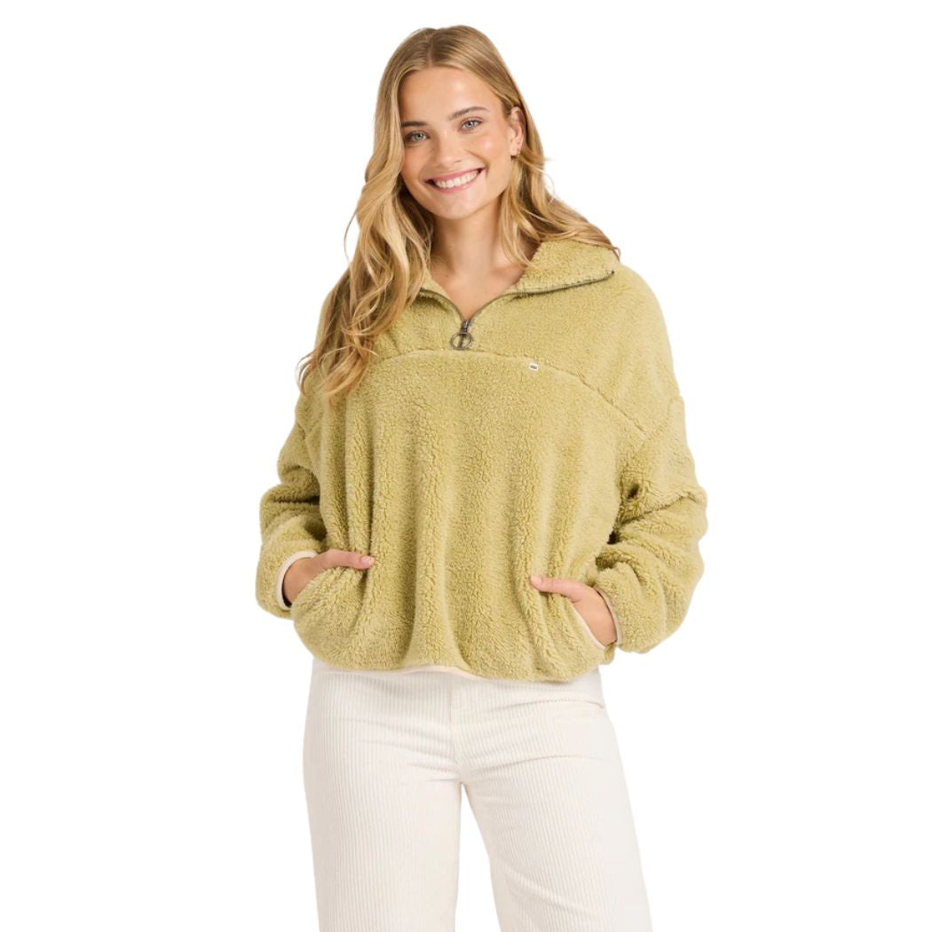 Billabong Groovin Half Zip Crew Coyote