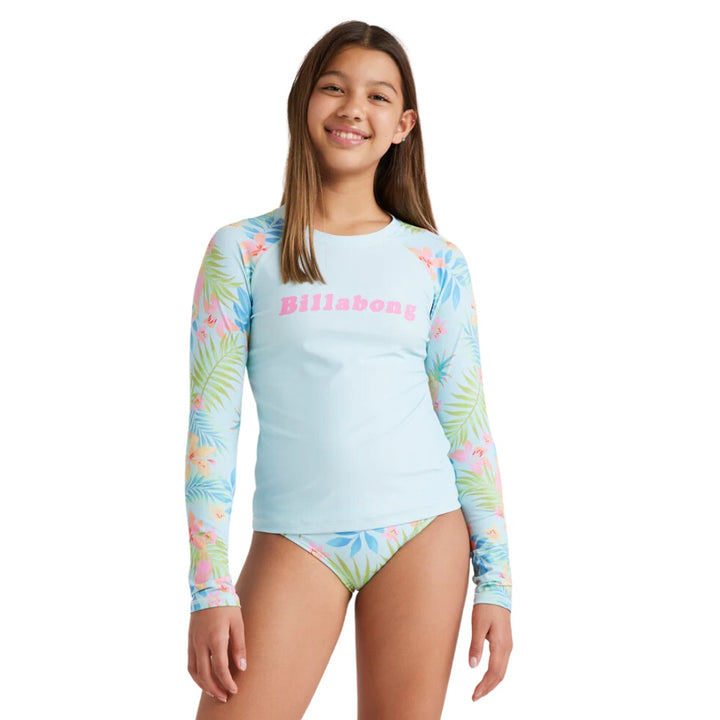 Billabong In Da Jungle Long Sleeve Set Blue Glow