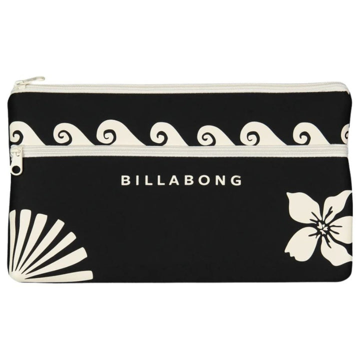 Billabong La Lune Large Pencil Case Black Pebble