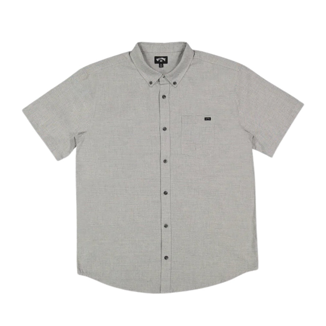 Billabong Mens All Day Shirt Light Grey