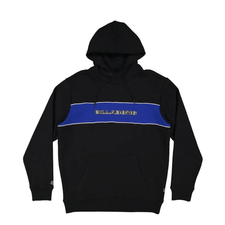 Billabong Mens Bracket Wave Pop Hood Black