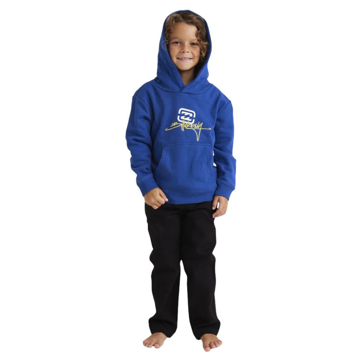 Billabong OG Script Pop Hood Dark Cobalt