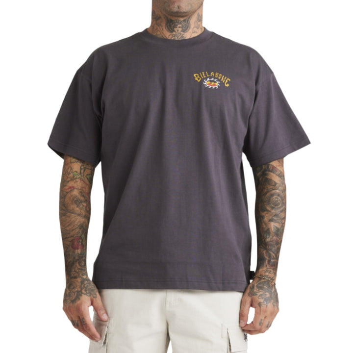 Billabong Otis Arch Sun Tee Charcoal 