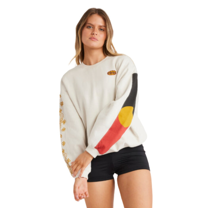 Billabong Otis Sand Dune Kendall Crew Salt Crystal