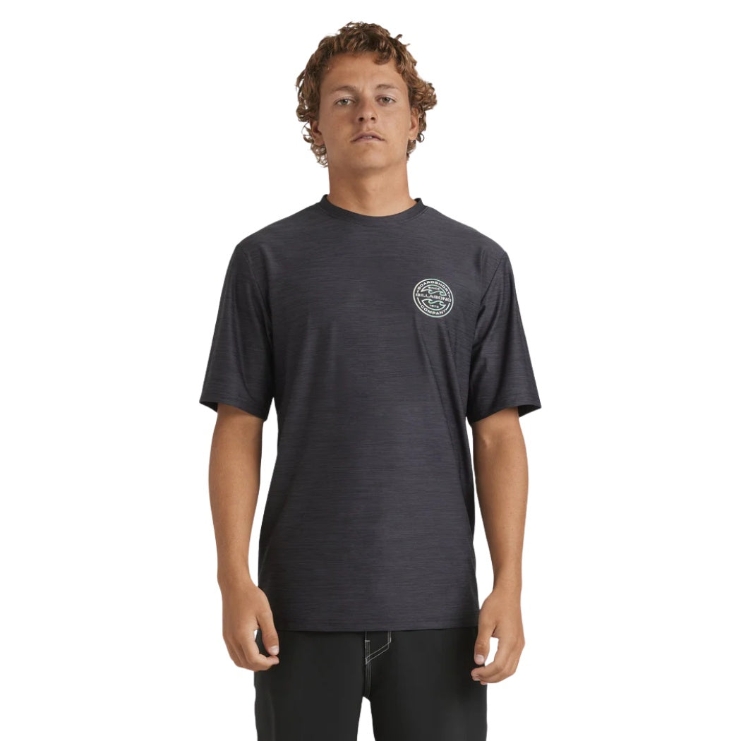 Billabong Rotor Shoreline LF Short Sleeve Black Heather