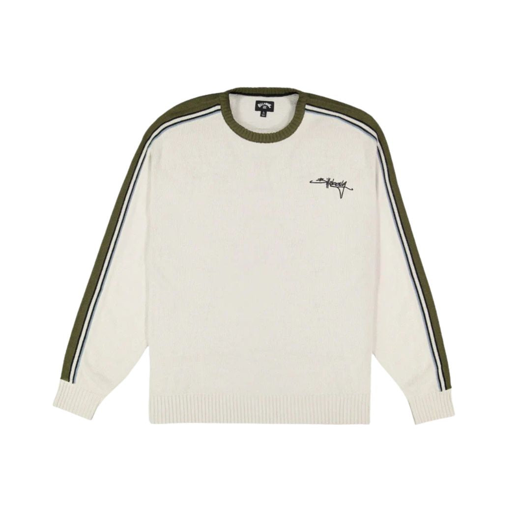 Billabong Script Sweater Silver