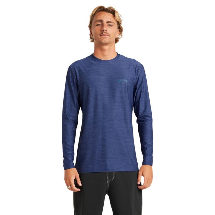 Billabong Shoreline Loose Fit Long Sleeve Rash Shirt Denim Heather