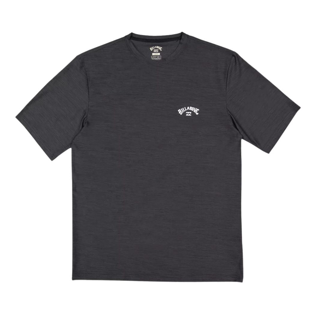 Billabong Shoreline Loose Fit SS Rash Shirt Black Heather