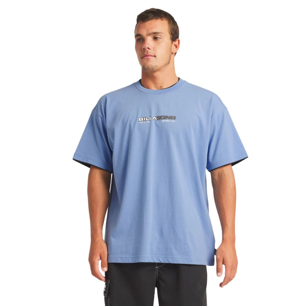 Billabong Spec Tipper Tee Oceana Blue
