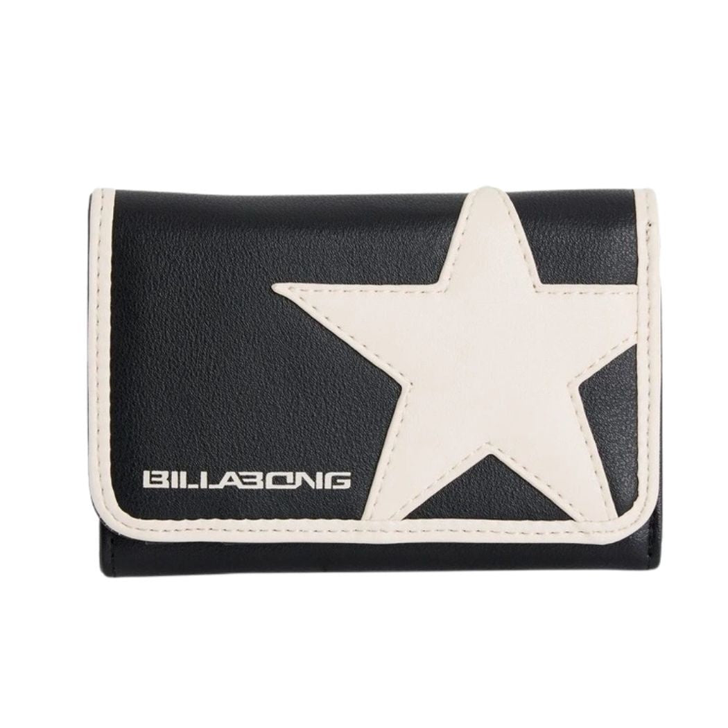 Billabong Starsurfer Trifold Wallet Black Pebble