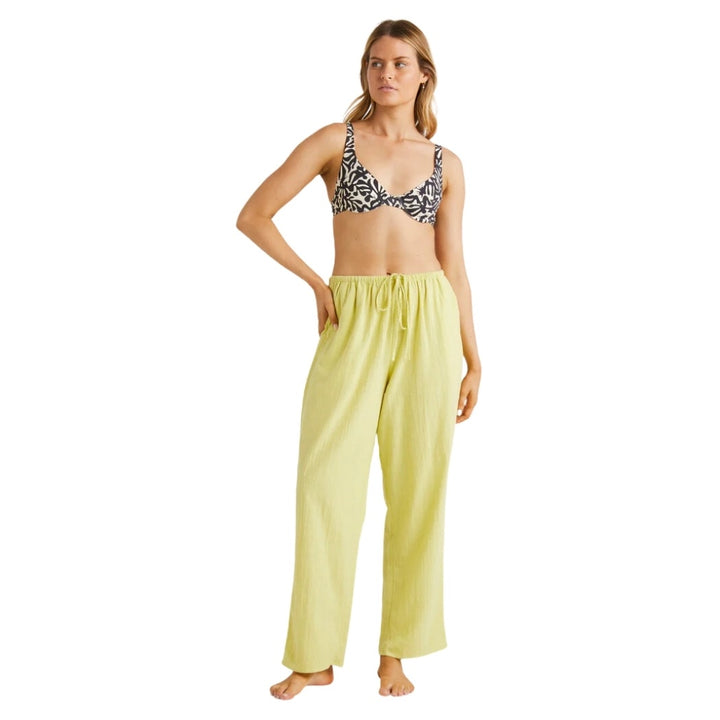 Billabong Sun Lovers Beach Pant Celery Green