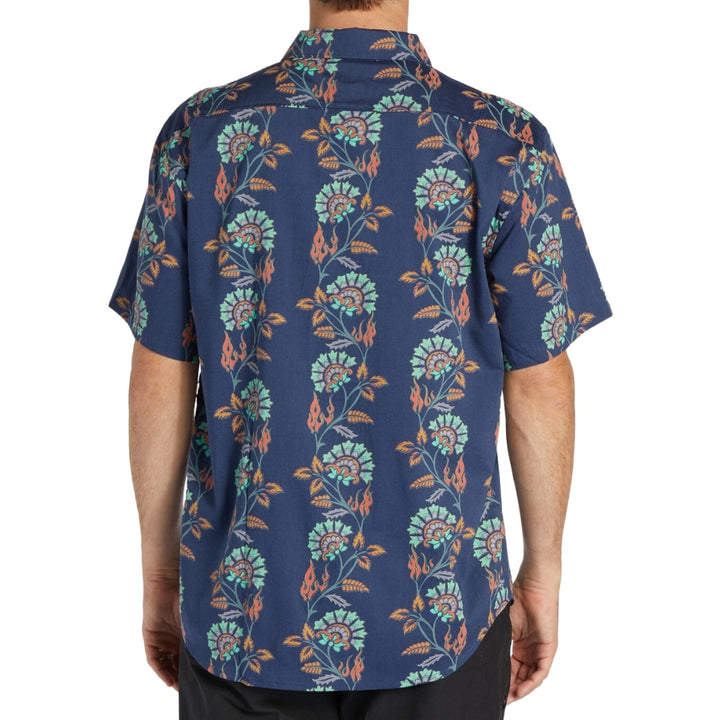 Billabong Sundays Short Sleeve Shirt Dark Blue