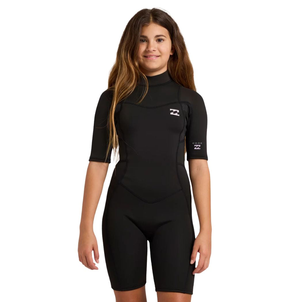 Billabong Teen Girls 2mm Absolute Core Springsuit Black