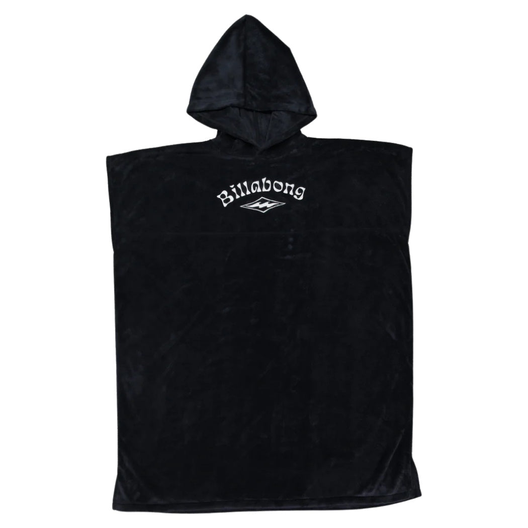 Billabong Womens Hoodie Towel Black