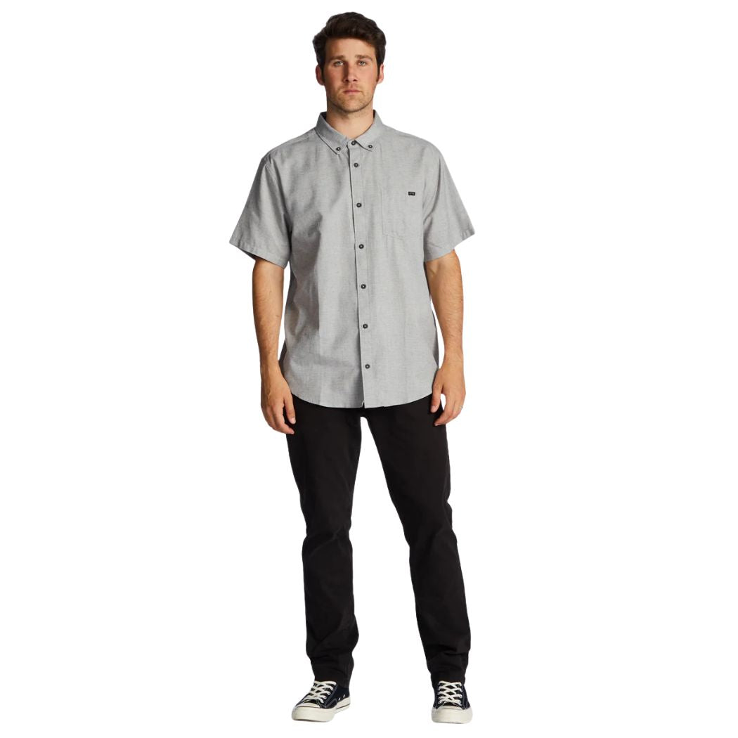 Billabong All Day Short Sleeve Shirt Light Grey