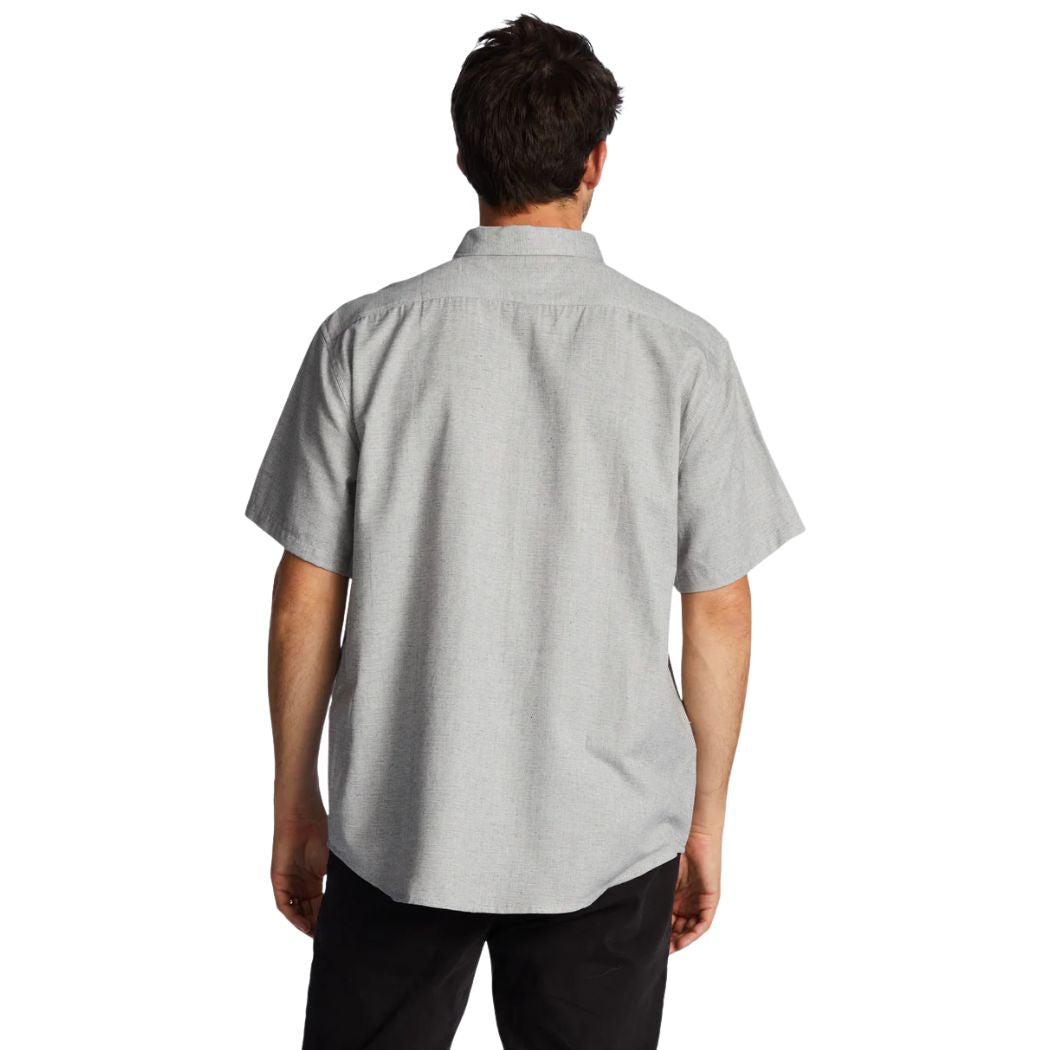 Billabong All Day Short Sleeve Shirt Light Grey