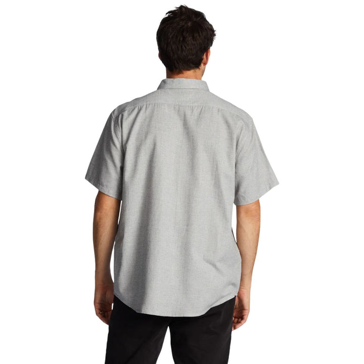 Billabong All Day Short Sleeve Shirt Light Grey