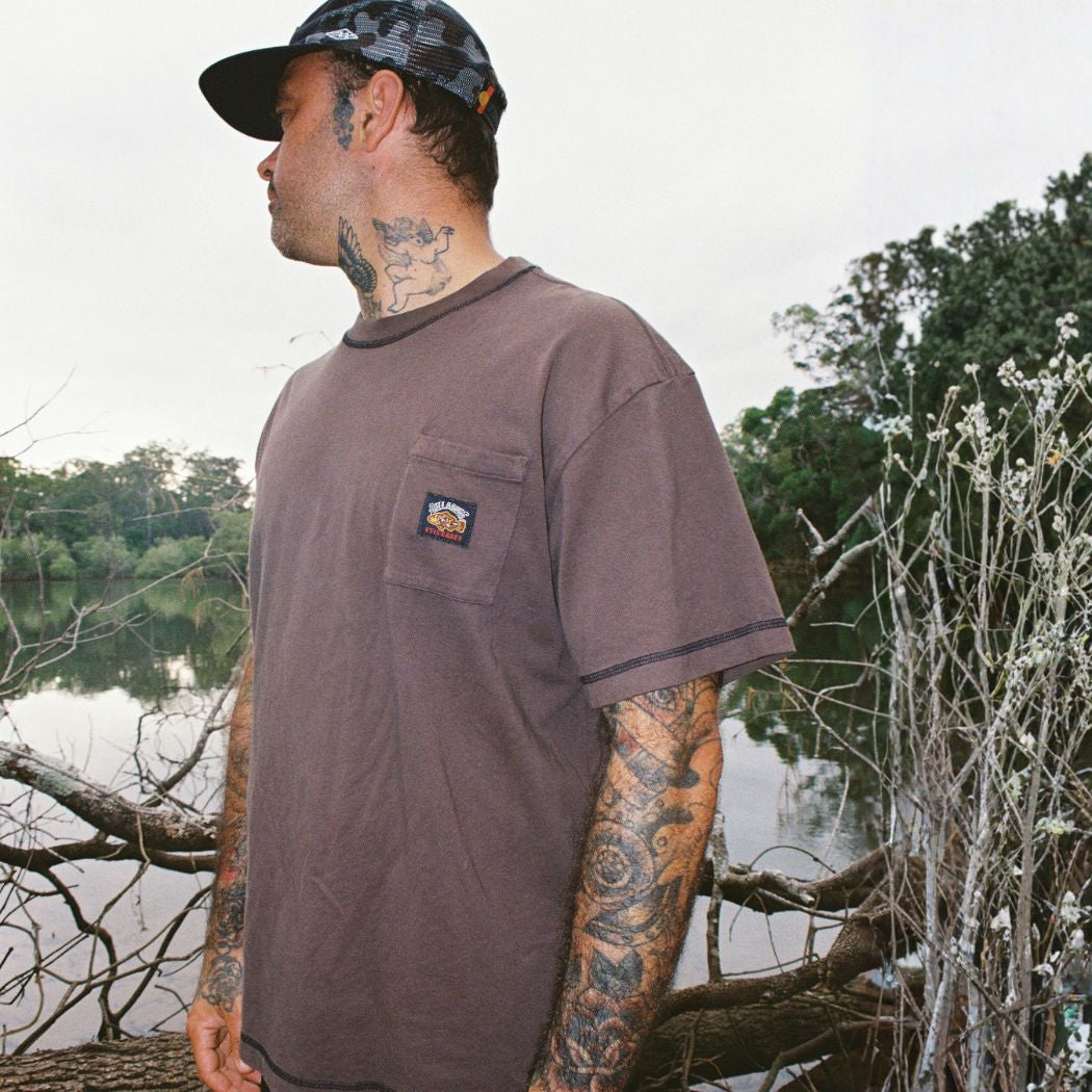 Billabong Otis Pocket Tee Chocolate