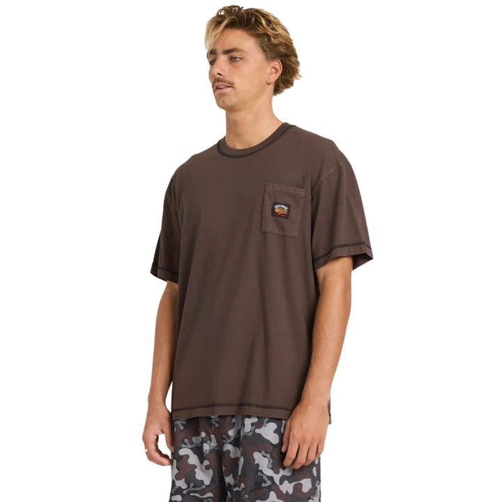 Billabong Otis Pocket Tee Chocolate
