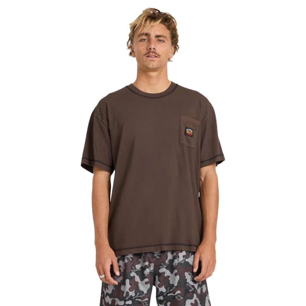 Billabong Otis Pocket Tee Chocolate