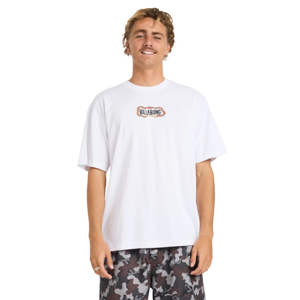 Billabong Otis Snake Tee White