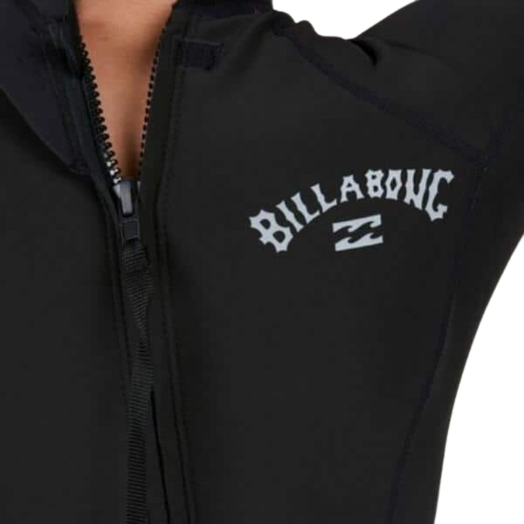 Billabong 202 Absolute Back Zip Long Sleeve Springsuit Black