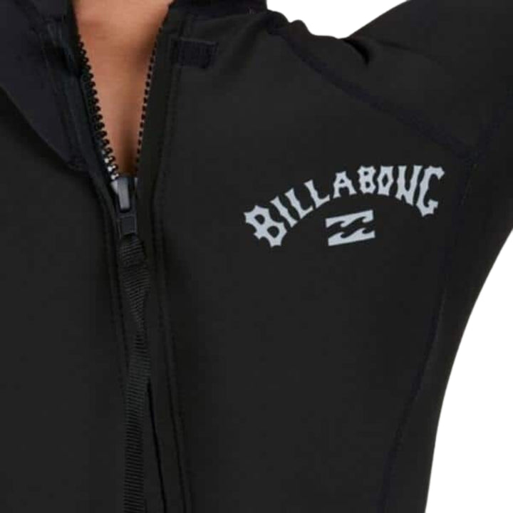Billabong 202 Absolute Back Zip Long Sleeve Springsuit Black