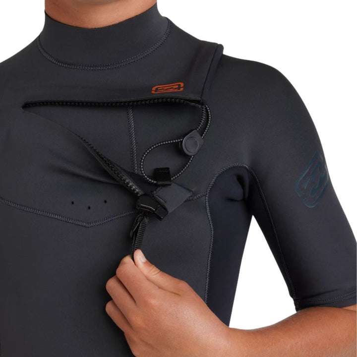 Billabong 202 Absolute Natural CZ Short Sleeve GBS Steamer Graphite