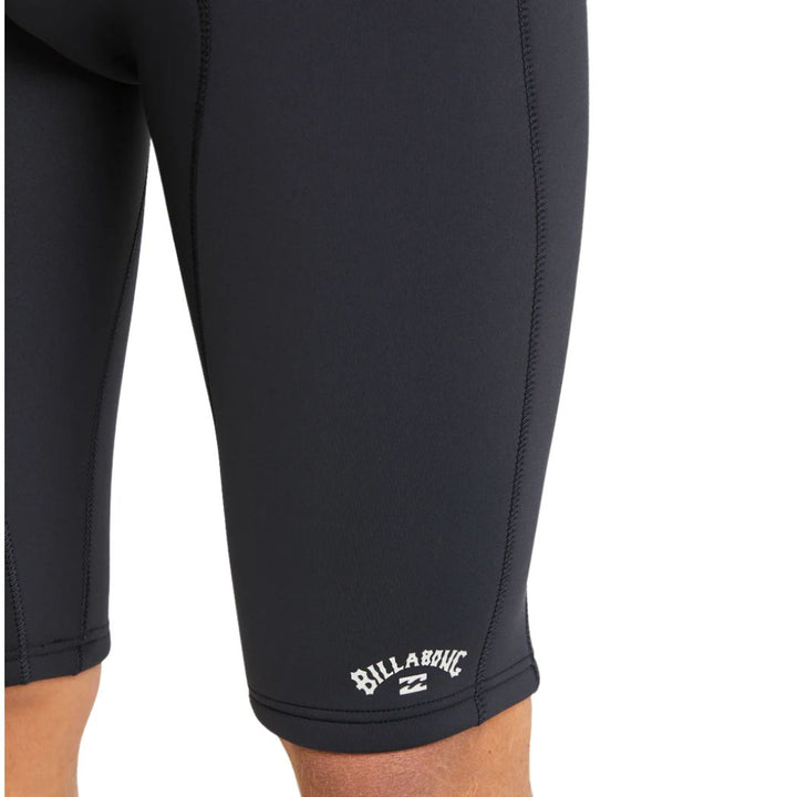 Billabong 202 Absolute Natural Chest Zip SS Spring Suit Black