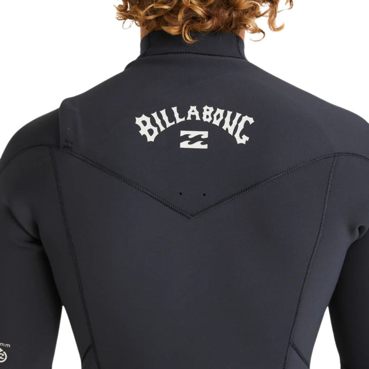 Billabong 202 Absolute Natural Chest Zip SS Spring Suit Black