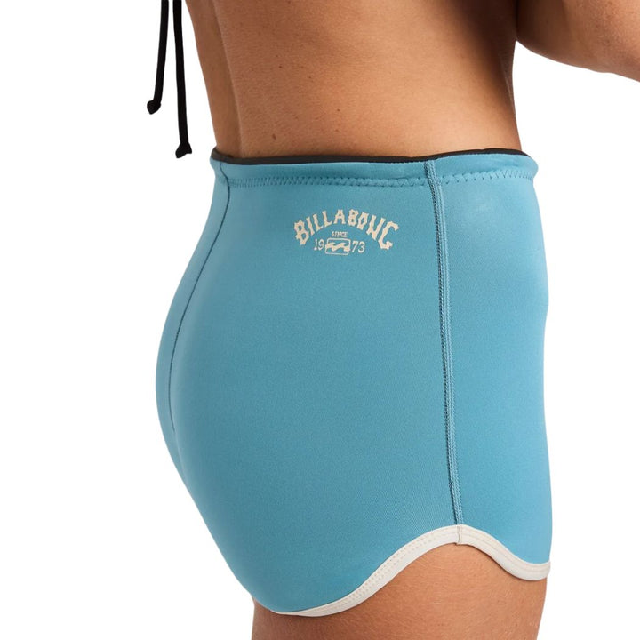 Billabong 2mm Spring Glider Wetsuit Shorts Surf Blue