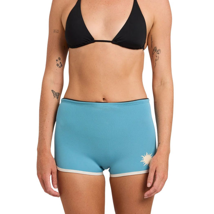 Billabong 2mm Spring Glider Wetsuit Shorts Surf Blue