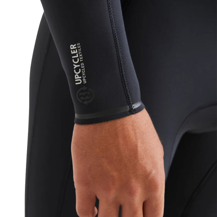 Billabong 302 Absolute Natural Chest Zip Steamer Black