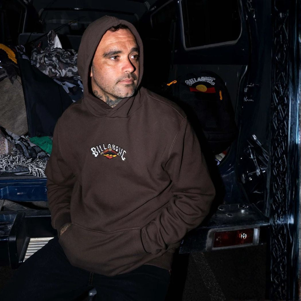 Billabong Arch Hoodie Chocolate