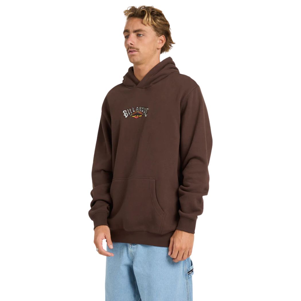 Billabong Arch Hoodie Chocolate