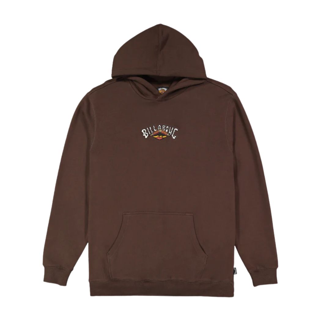 Billabong Arch Hoodie Chocolate