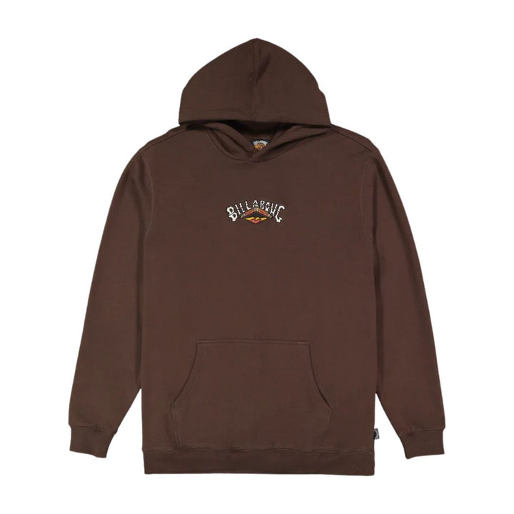 Billabong Arch Hoodie Chocolate