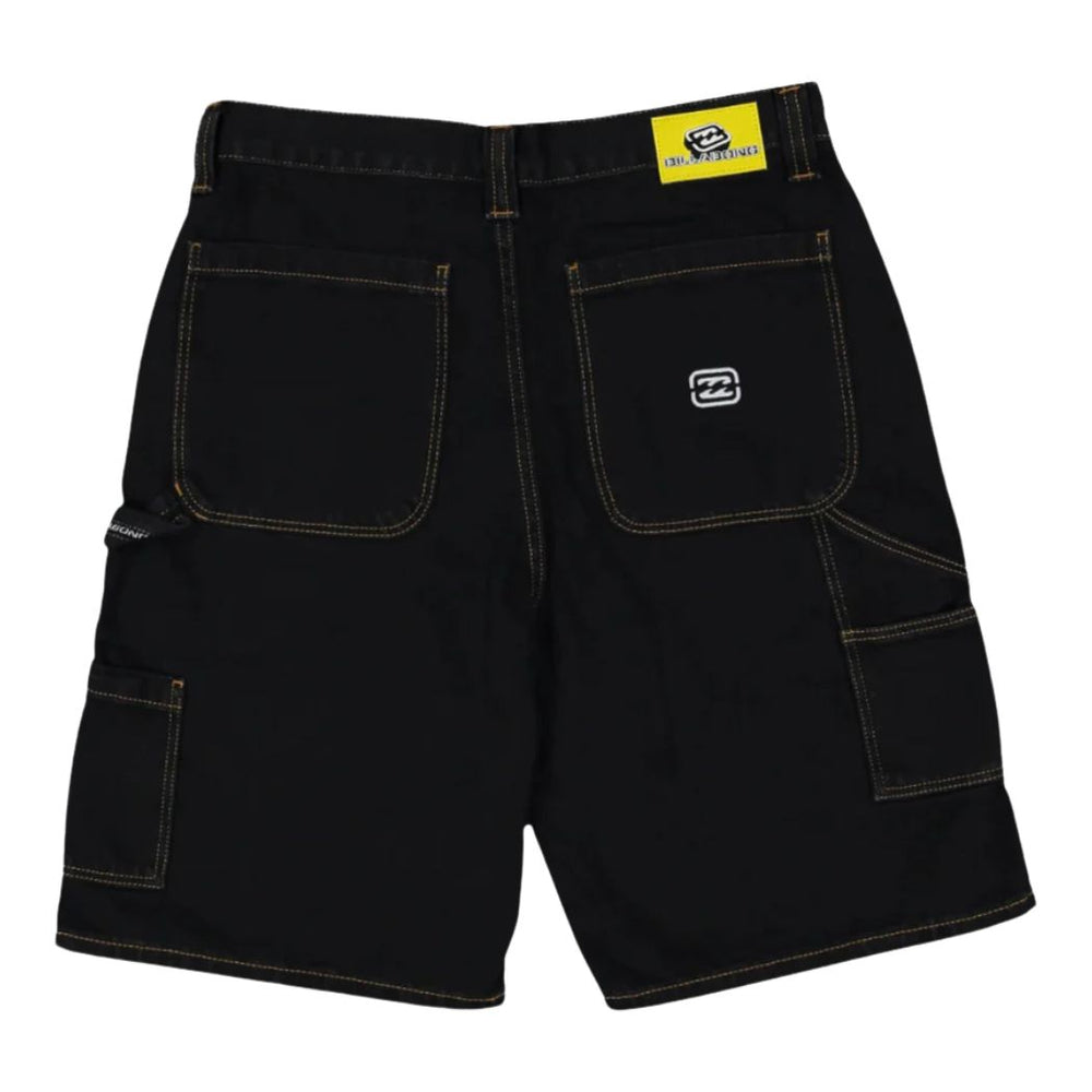 Billabong Bad Dog Workwear Short Washed Black