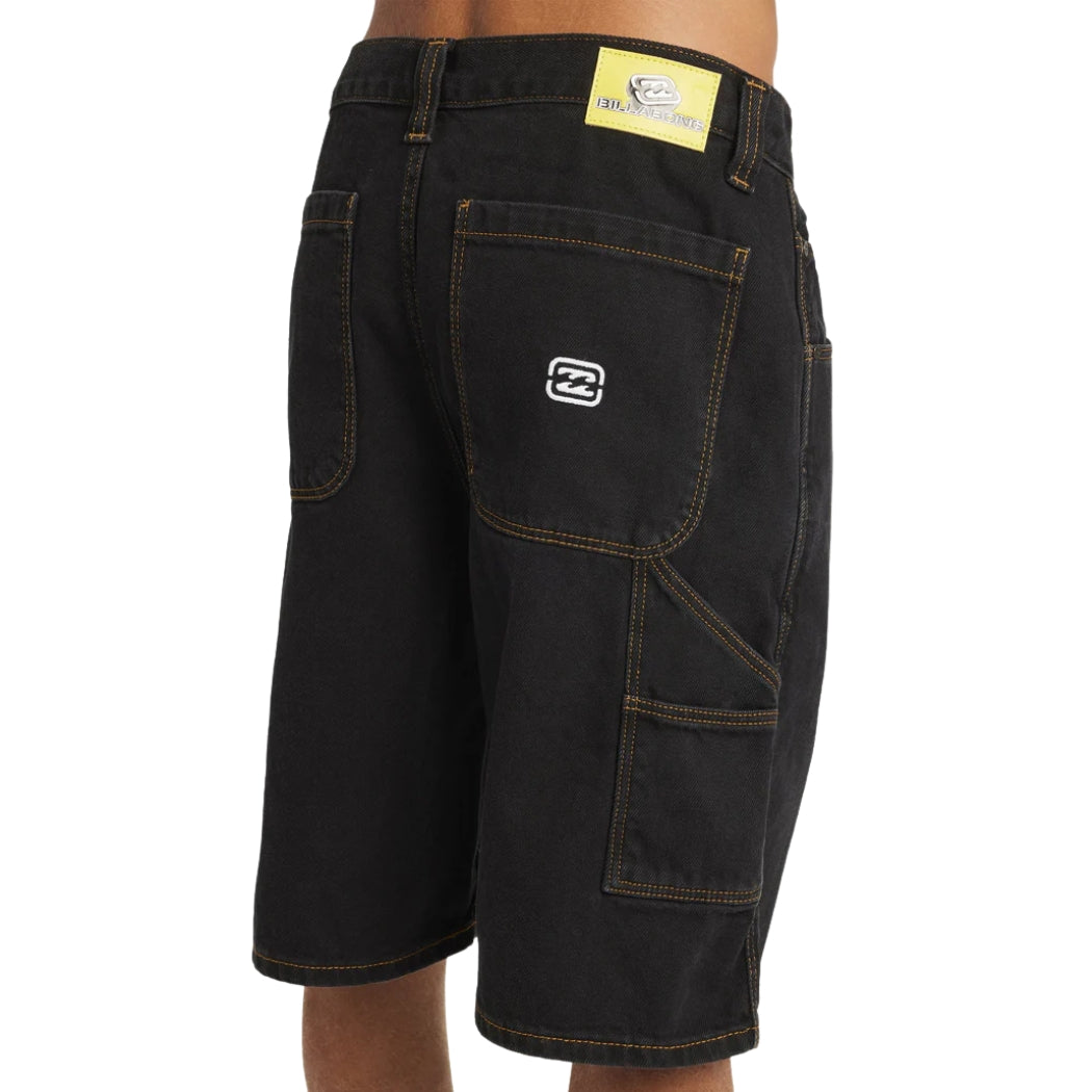 Billabong Bad Dog Workwear Short Washed Black