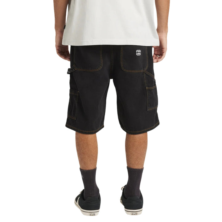 Billabong Bad Dog Workwear Short Washed Black