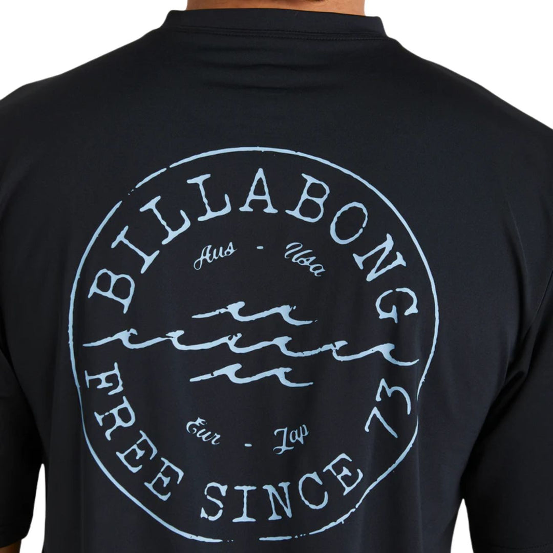 Billabong Big Wave Daz LF Rash Vest Black