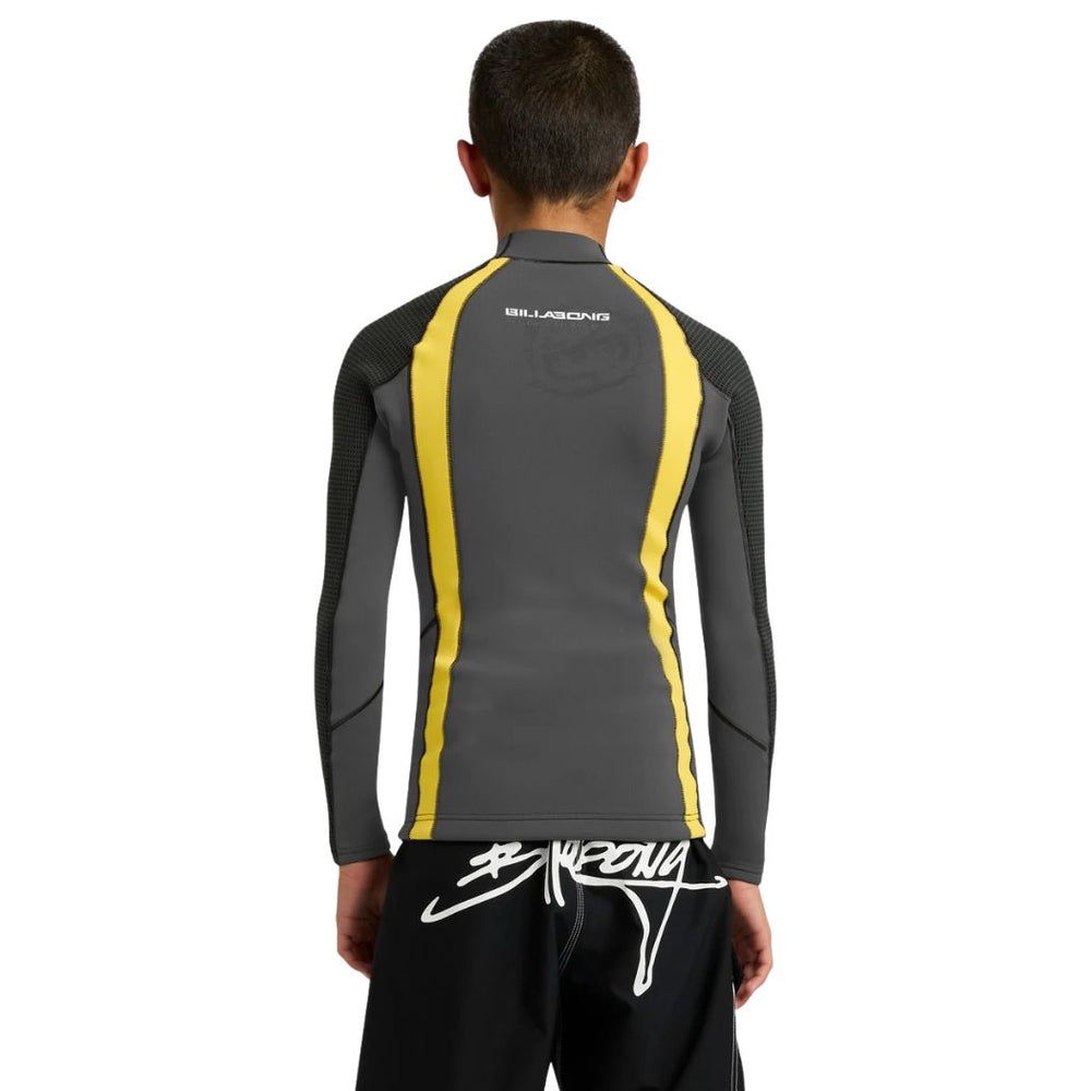 Billabong Boys 1mm Absolute Ultra LS Wetsuit Jacket Orange