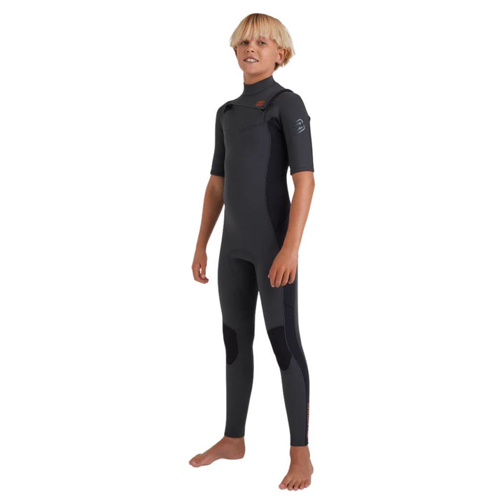 Billabong Boys 202 Absolute Natural CZ Short Sleeve GBS Steamer Graphite