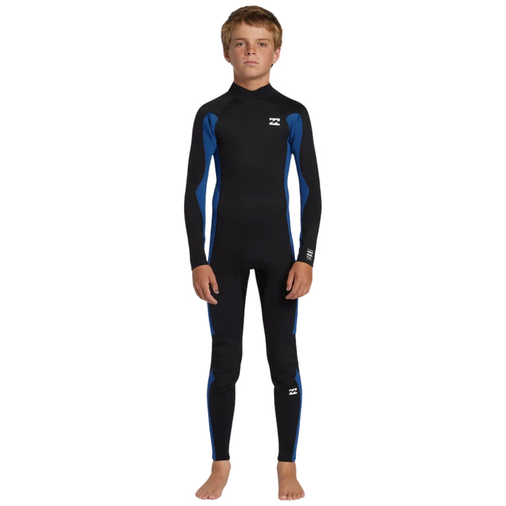 Billabong Boys 302 Foil Back Zip FL Steamer Blue