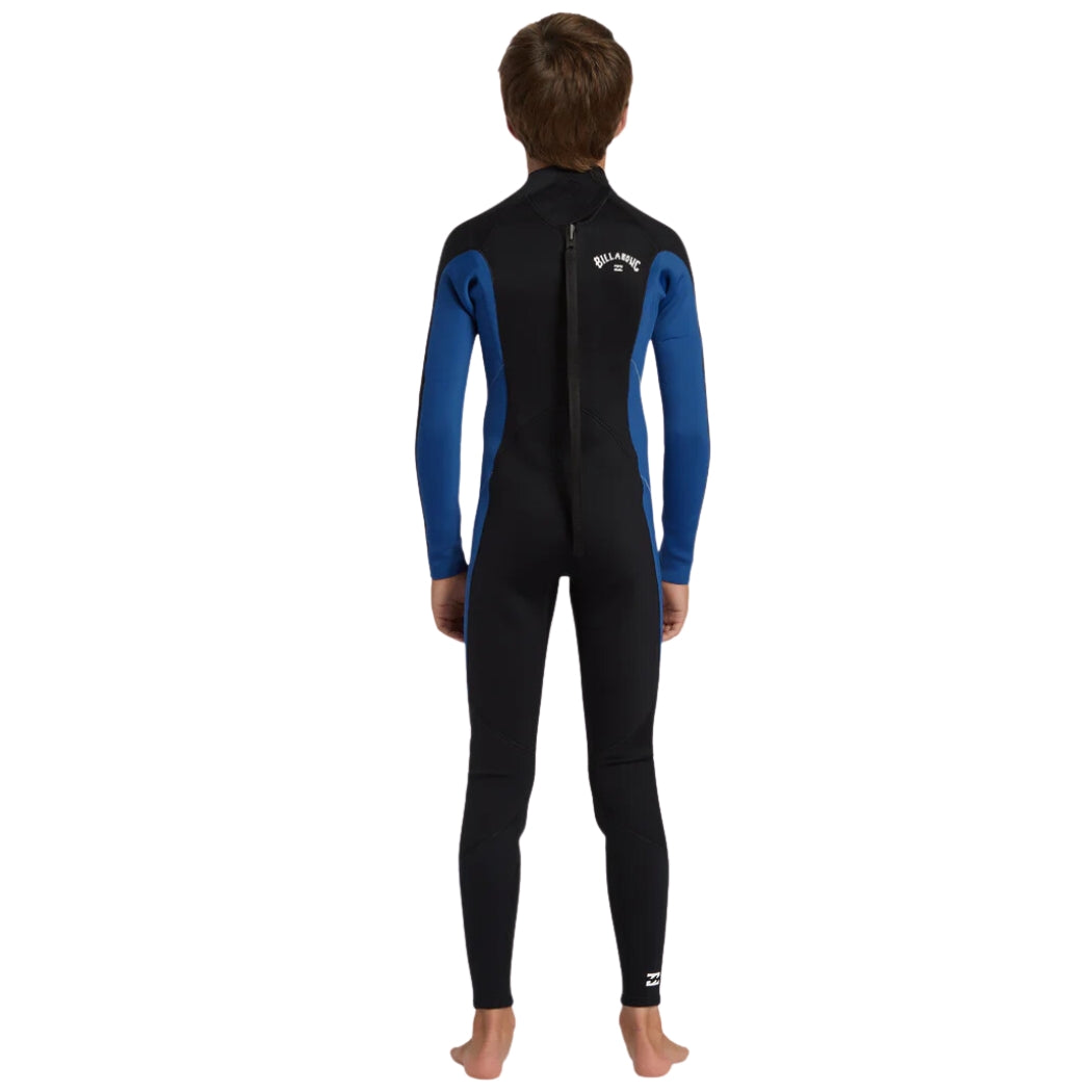 Billabong Boys 302 Foil Back Zip FL Steamer Blue