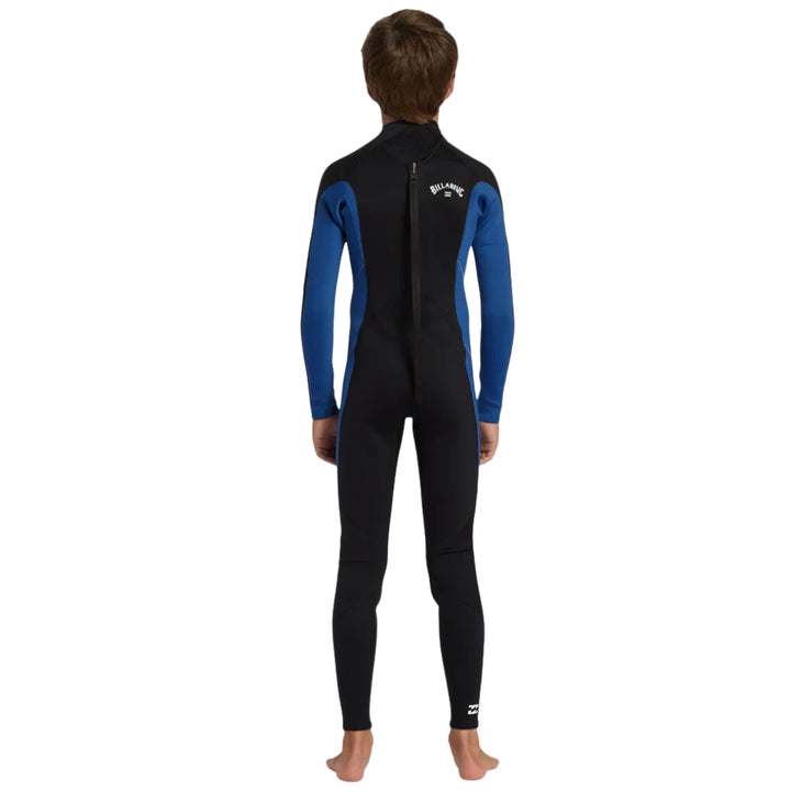 Billabong Boys 302 Foil Back Zip FL Steamer Blue