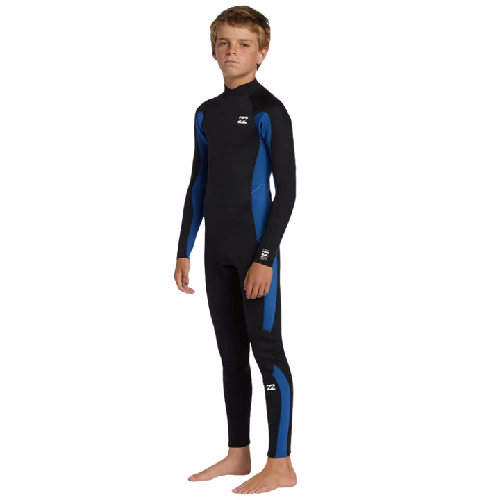Billabong Boys 302 Foil Back Zip FL Steamer Blue